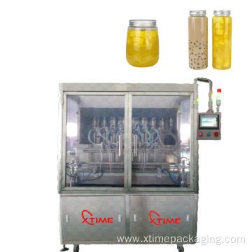 Glass bottle 4 heads Volumetric filling Machine